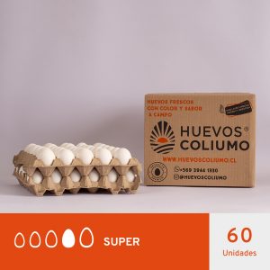 HUEVOS SUPER BLANCO 60 UNIDADES