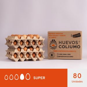 HUEVOS SUPER COLOR 80 UNIDADES