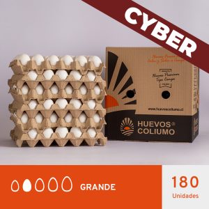 Huevos Grande Blanco </br>180 Unidades