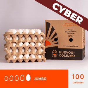 Huevos Jumbo Blanco </br>100 Unidades