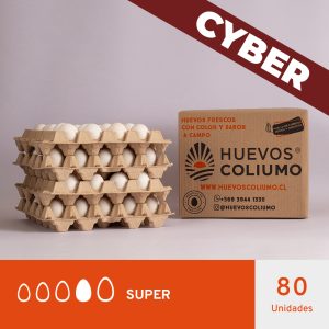Huevos Super Blanco </br>80 Unidades